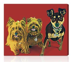 Classic Warhol Pop Art Custom Pet Portraits